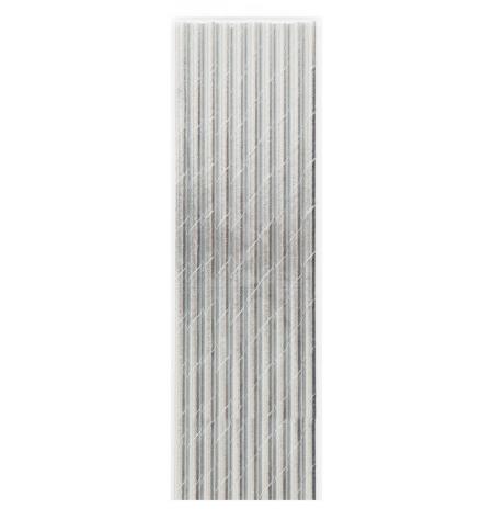 Silver Foil Paper Straws, Yozo Studio