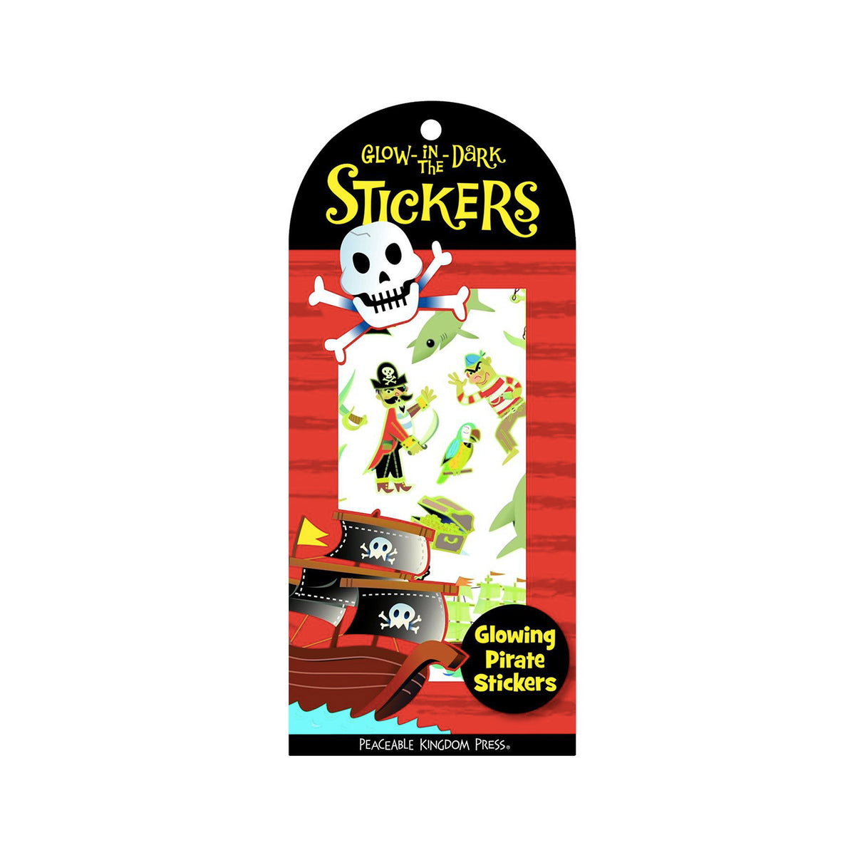 Glowing Pirate Stickers – Yozo Studio, LLC