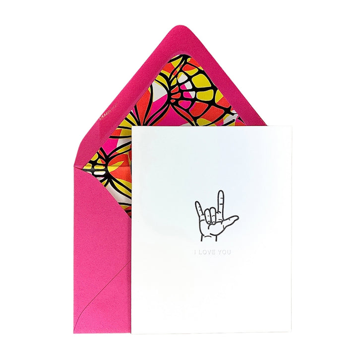 Sign Language Greeting Card, Yozo Studio