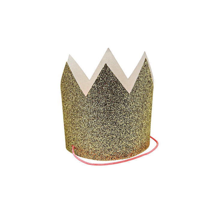 Mini Gold Glittered Crowns, Yozo Studio