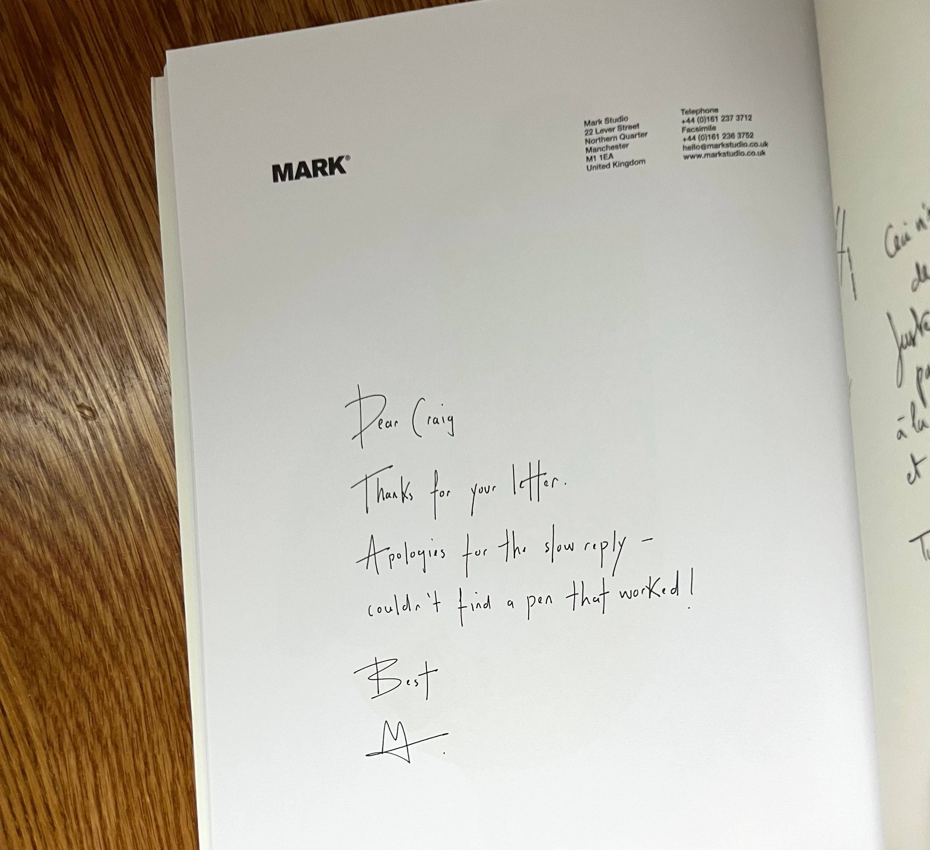 The Hand Written Letter Project by Craig Oldham