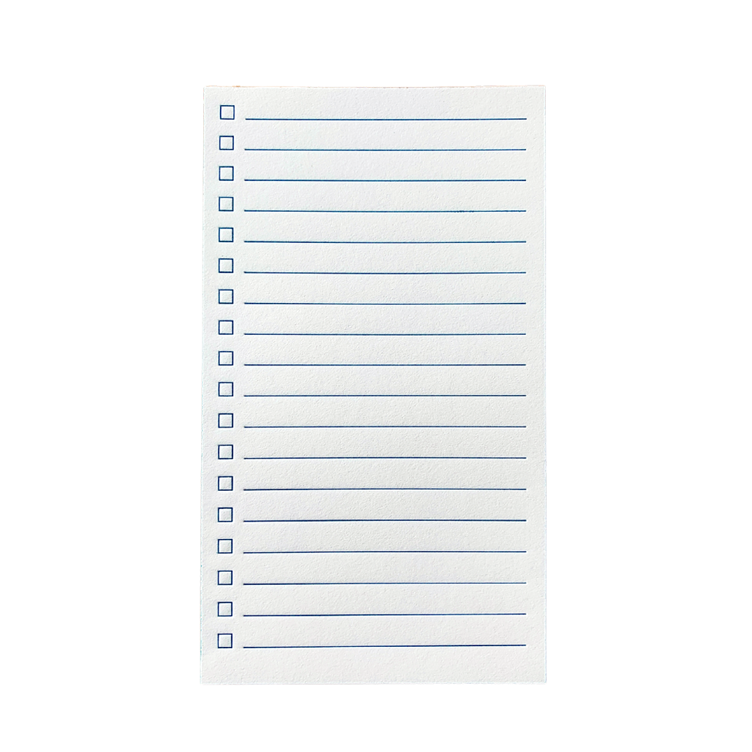Checklist Notepad