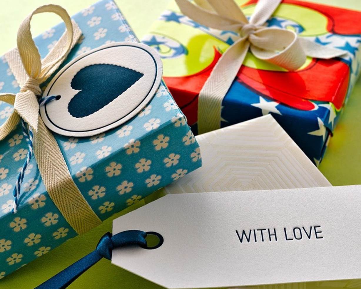 Blue and White Flower Liberty Print Vintage Paper