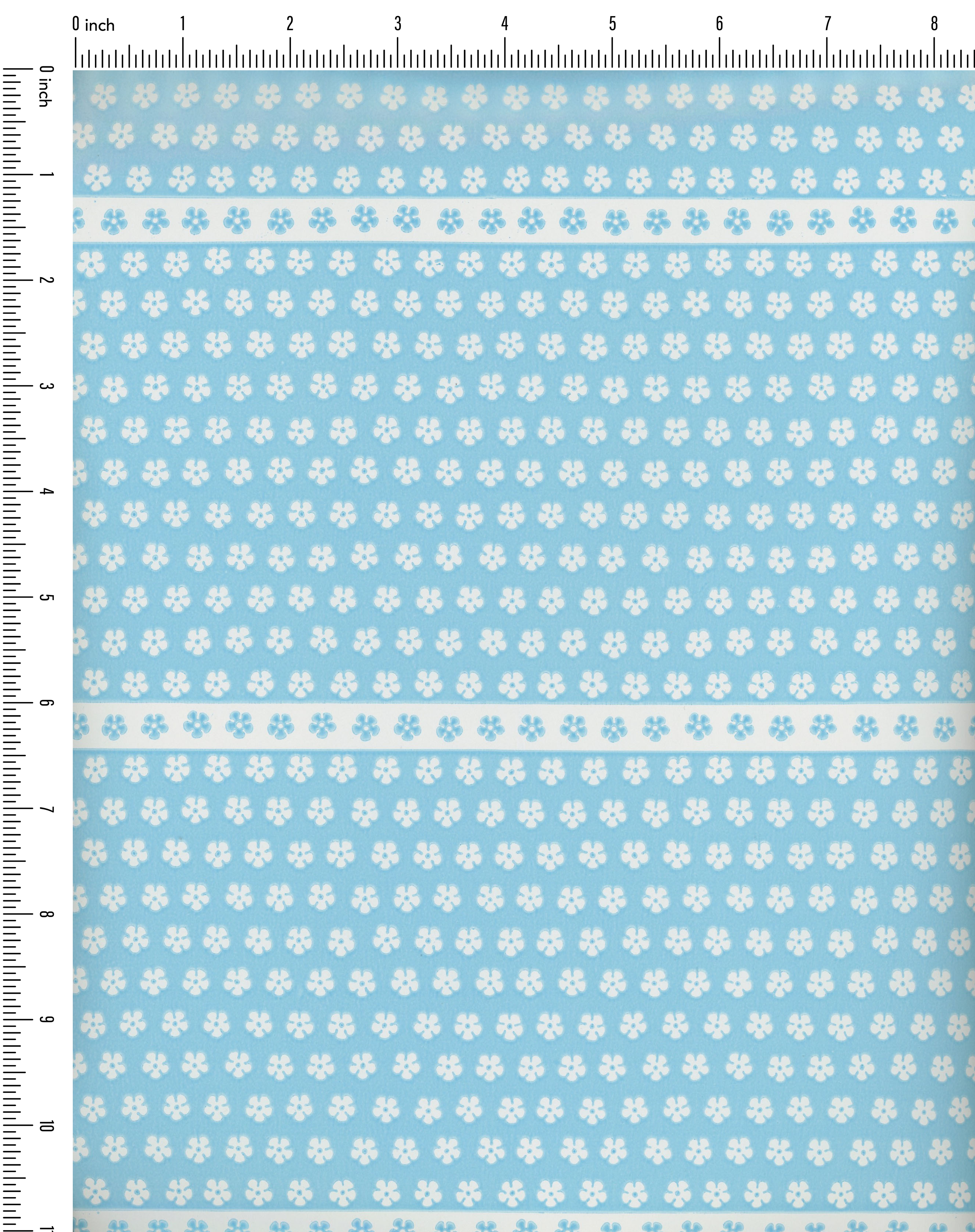 Blue and White Flower Liberty Print Vintage Paper