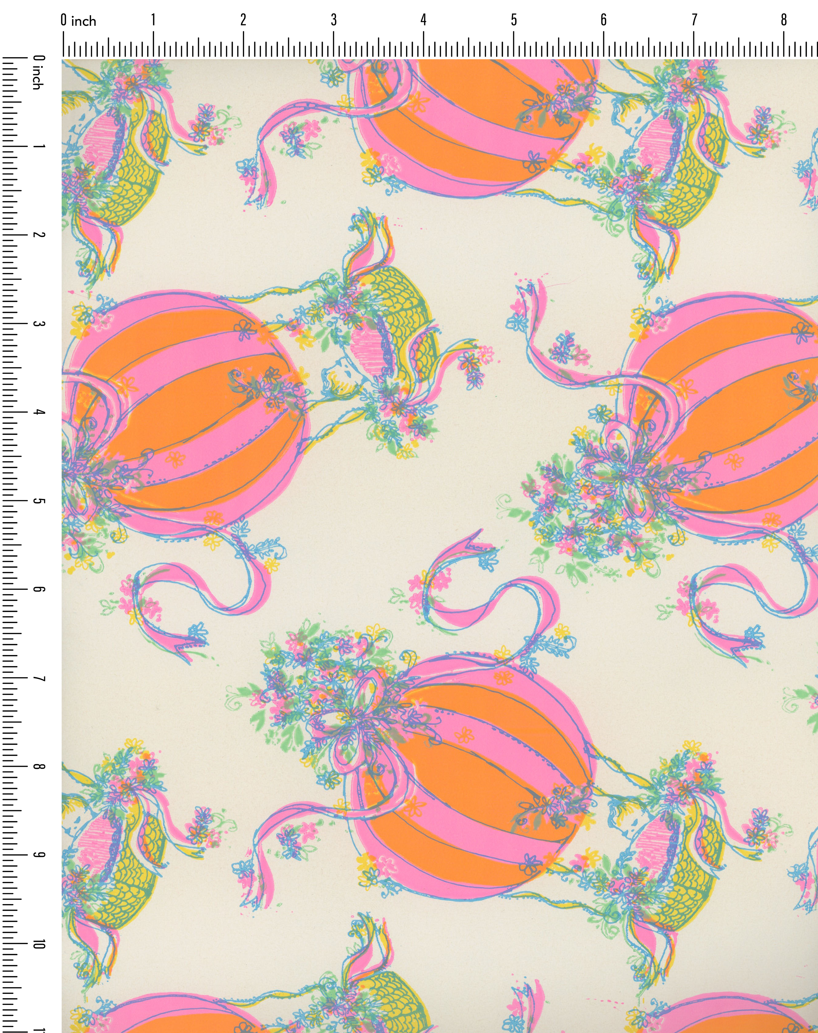 Baby in Hot Air Balloon Basket Vintage Paper