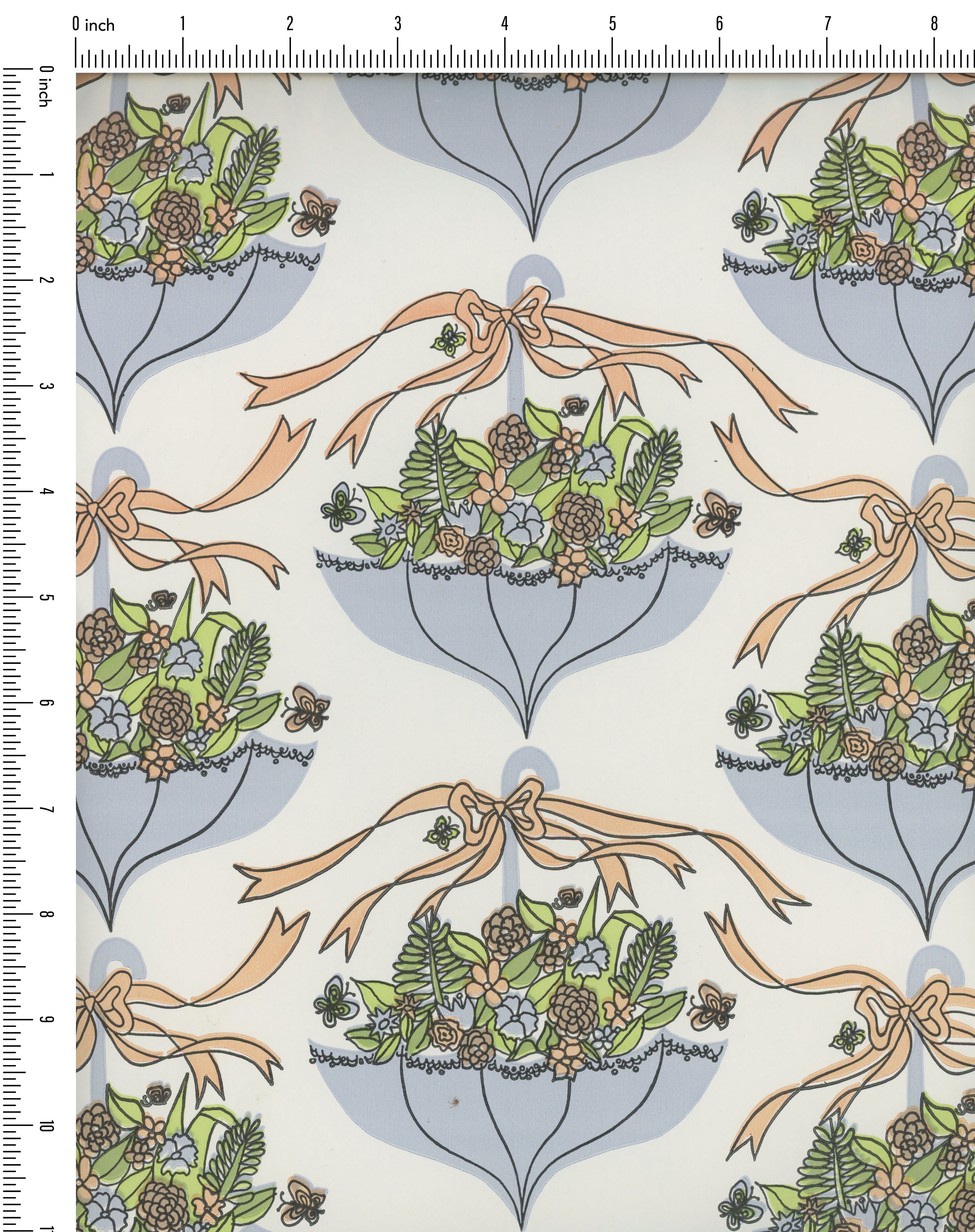 Bridal Shower Floral Vintage Paper