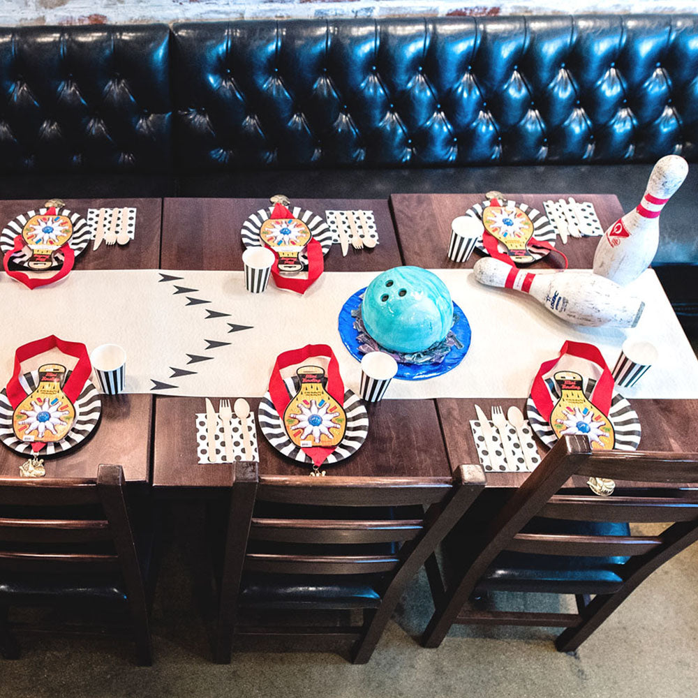 Bowling Lane Arrows for Table Runner, Yozo Studio
