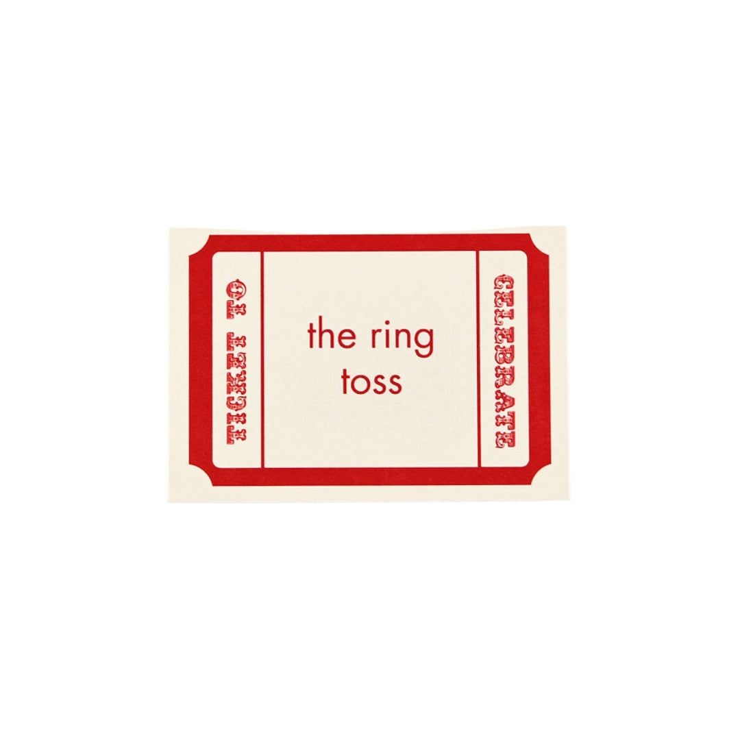 Circus Party Food Label Set, Yozo Studio