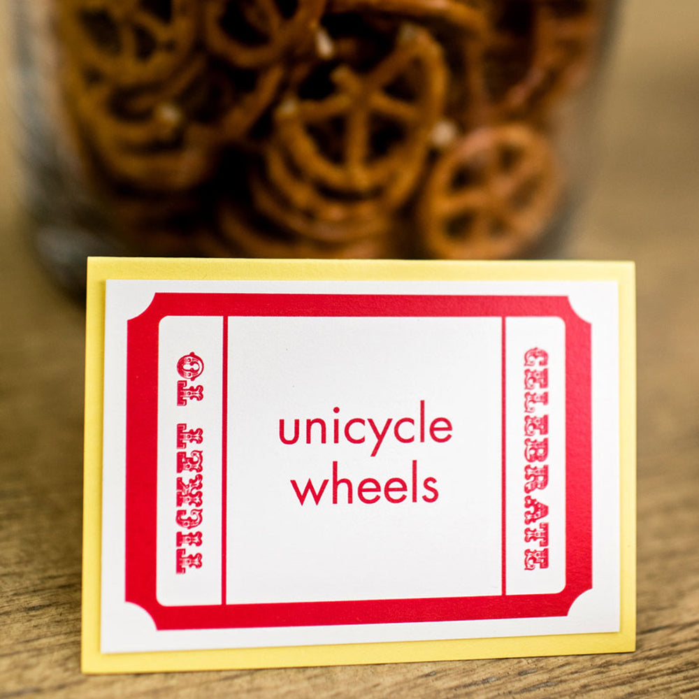 Circus Party Food Label Set, Yozo Studio