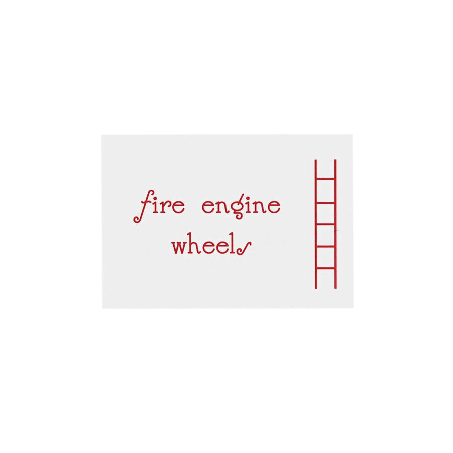 Firefighter Party Food Label Set, Yozo Studio