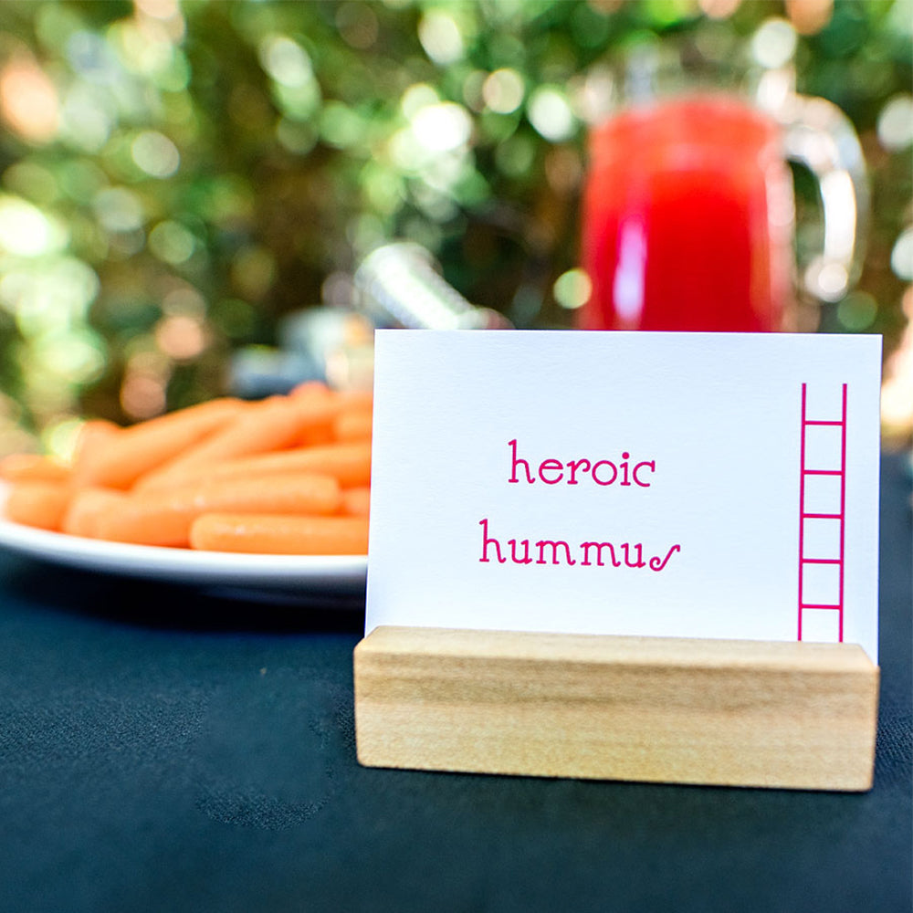 Firefighter Party Food Label Set, Yozo Studio