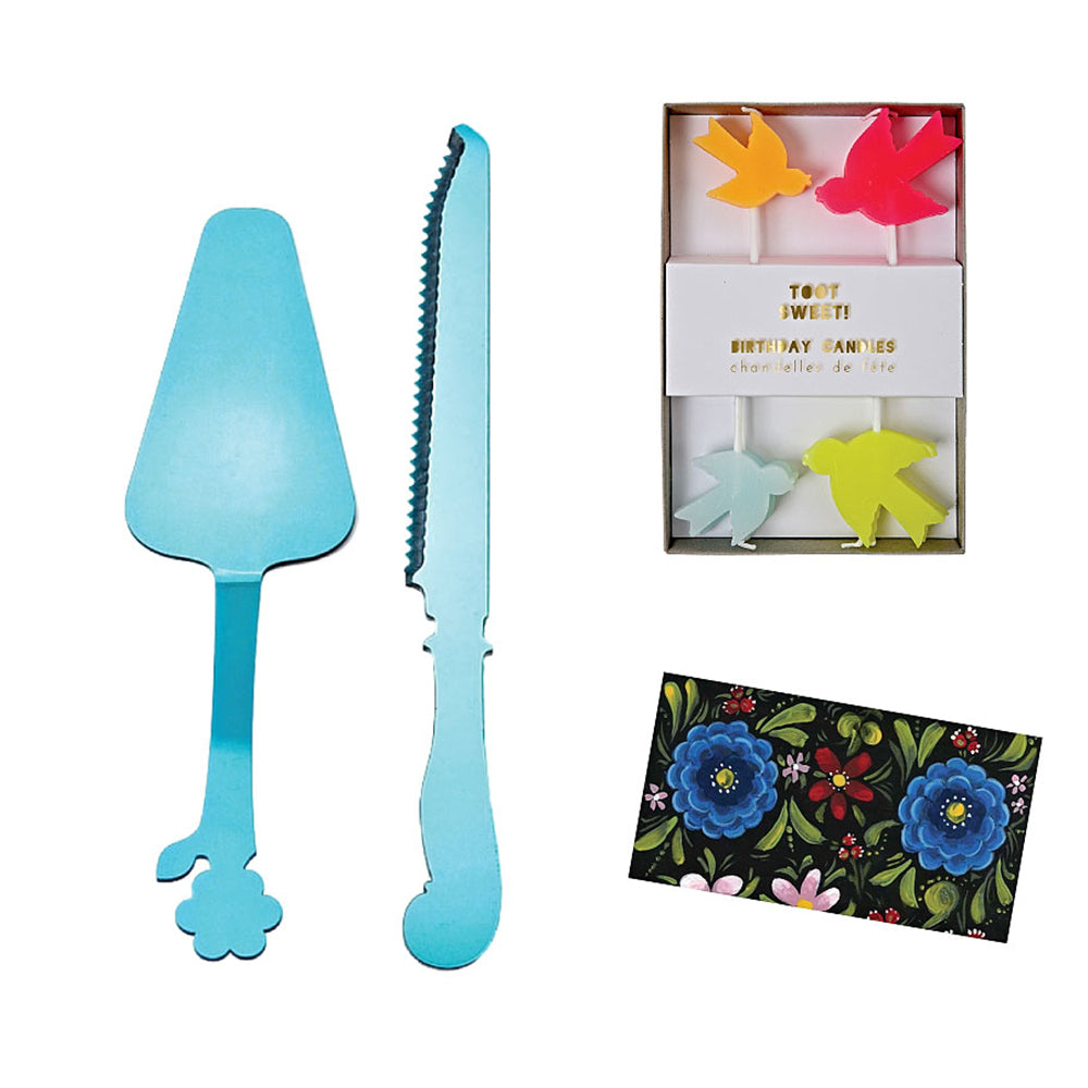 Flower Power Party Cake Kit, Yozo Studio