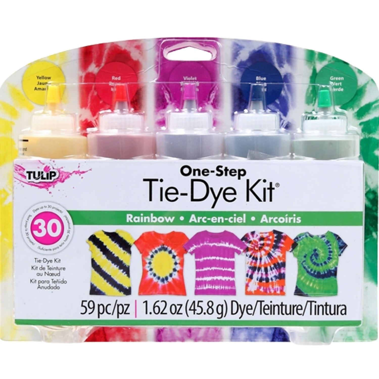 Yozo Studio, Groovy Flower Power Complete Kit, tie-dye kit
