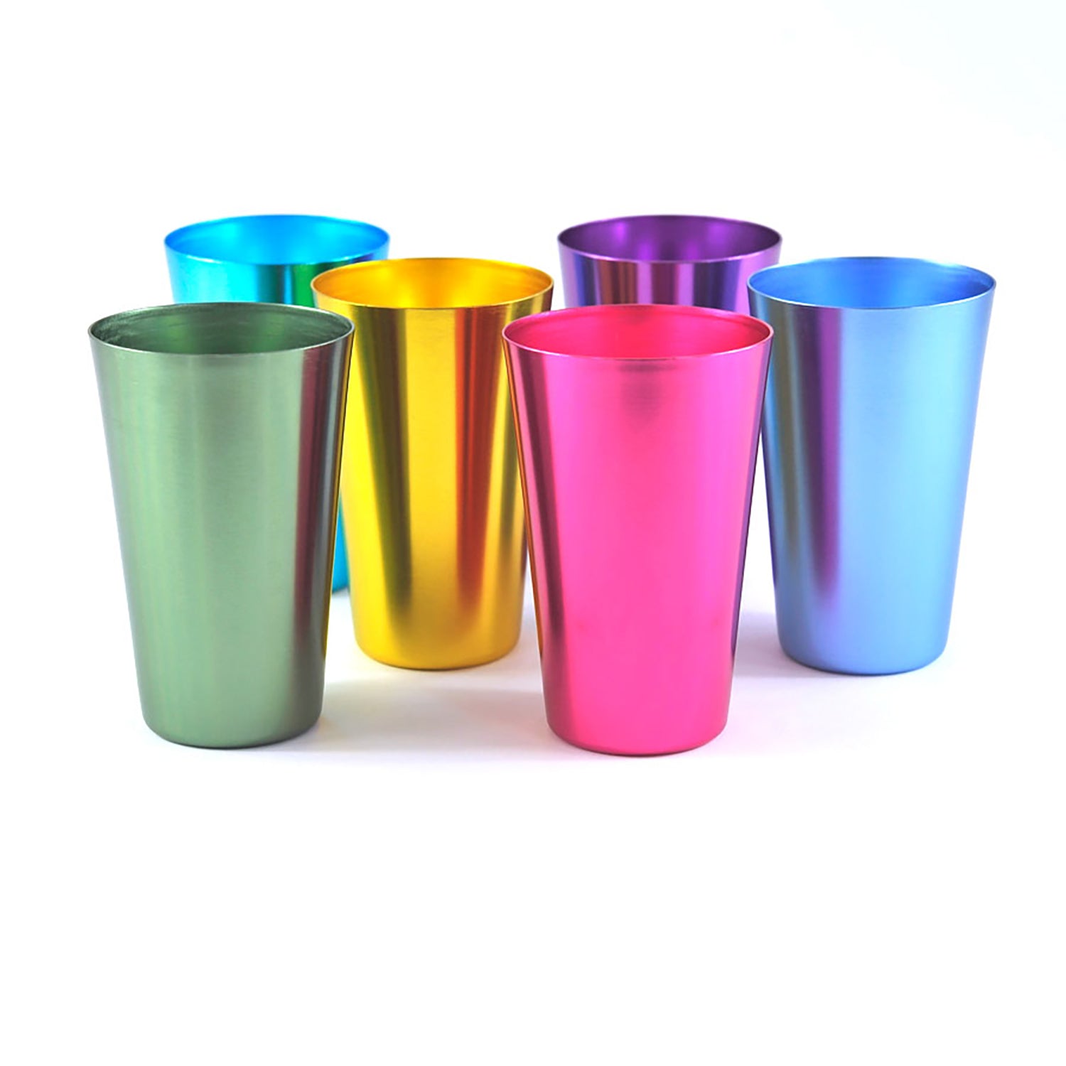 Yozo Studio, Groovy Flower Power Complete Kit, colored aluminum cups