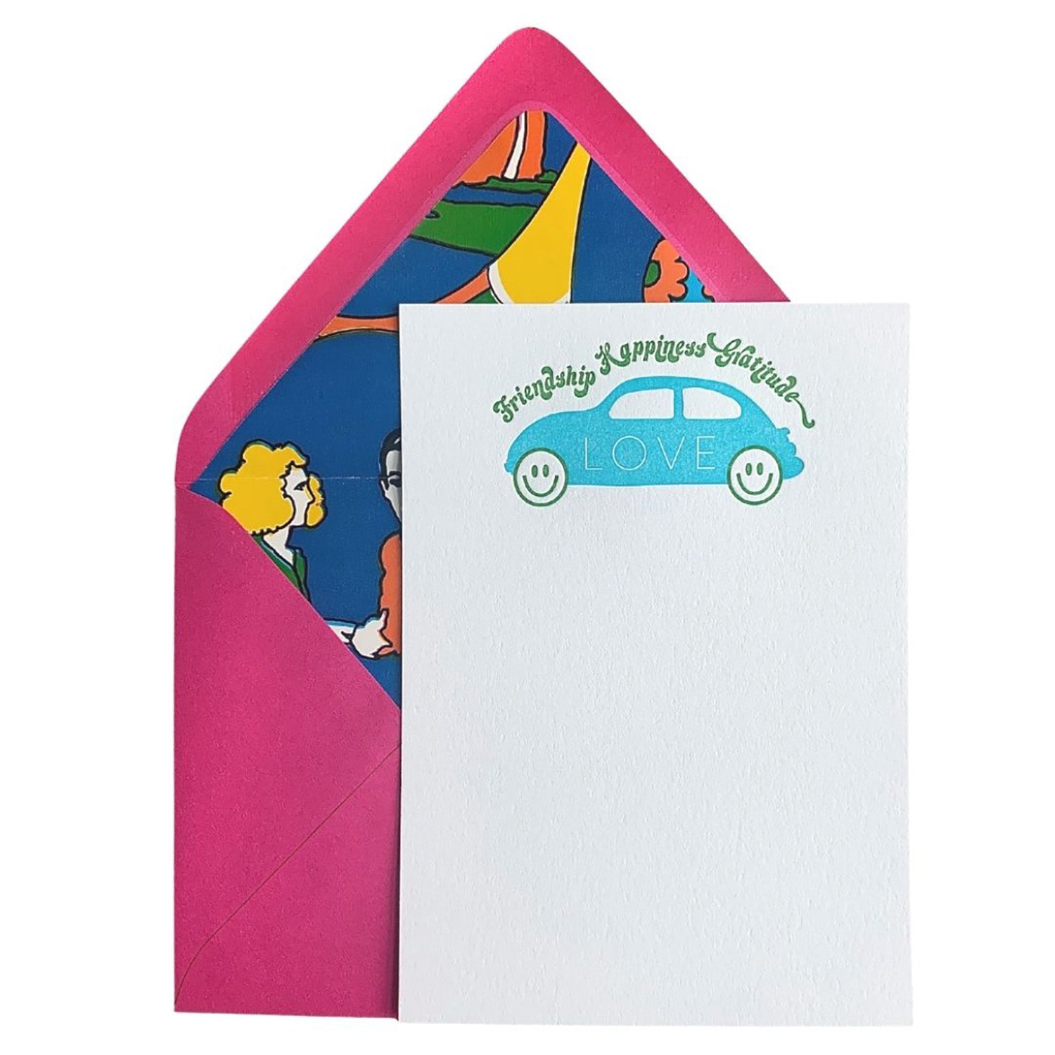 Yozo Studio, Groovy Flower Power Complete Kit, thank you note