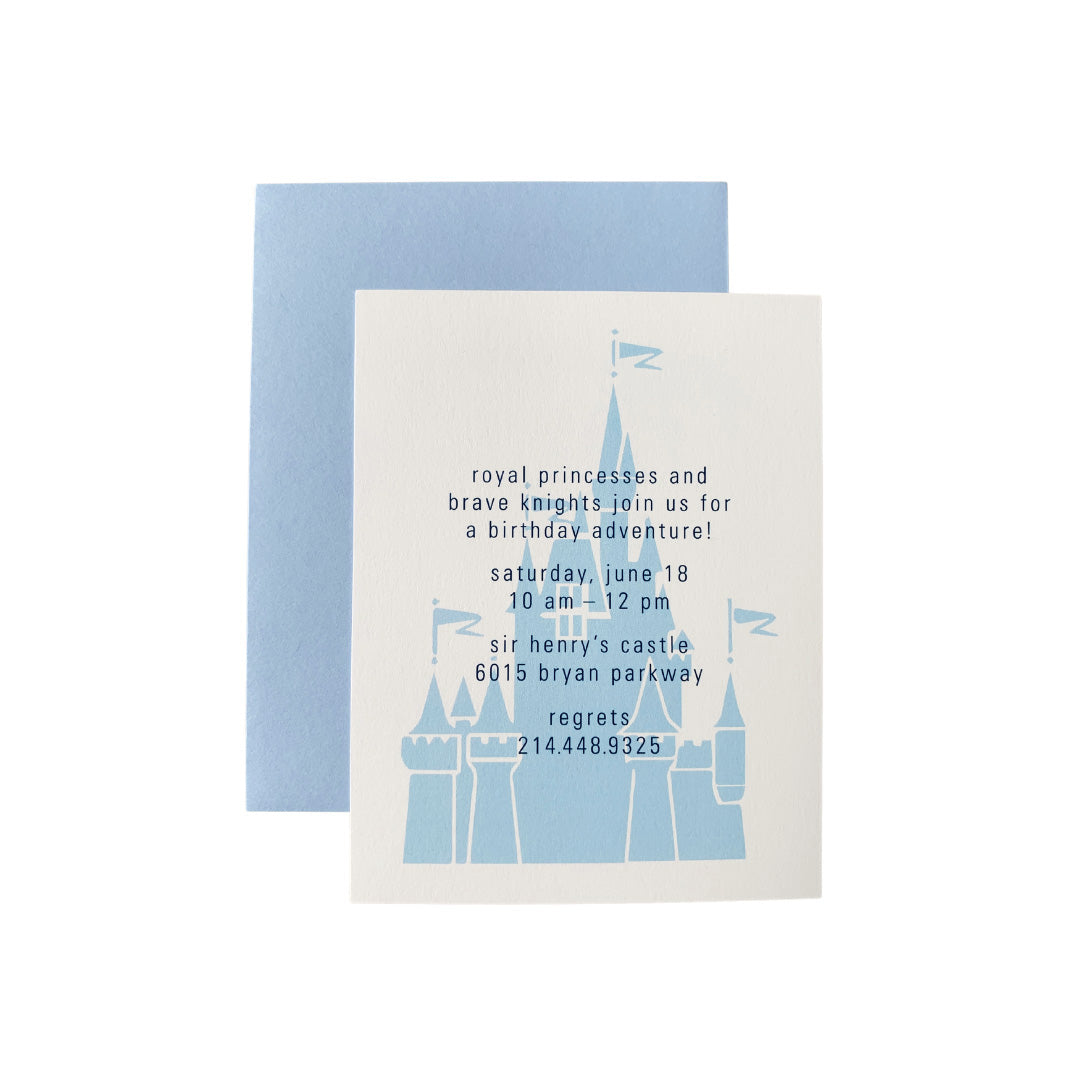Knight Castle Invitations Digital, Yozo Studio