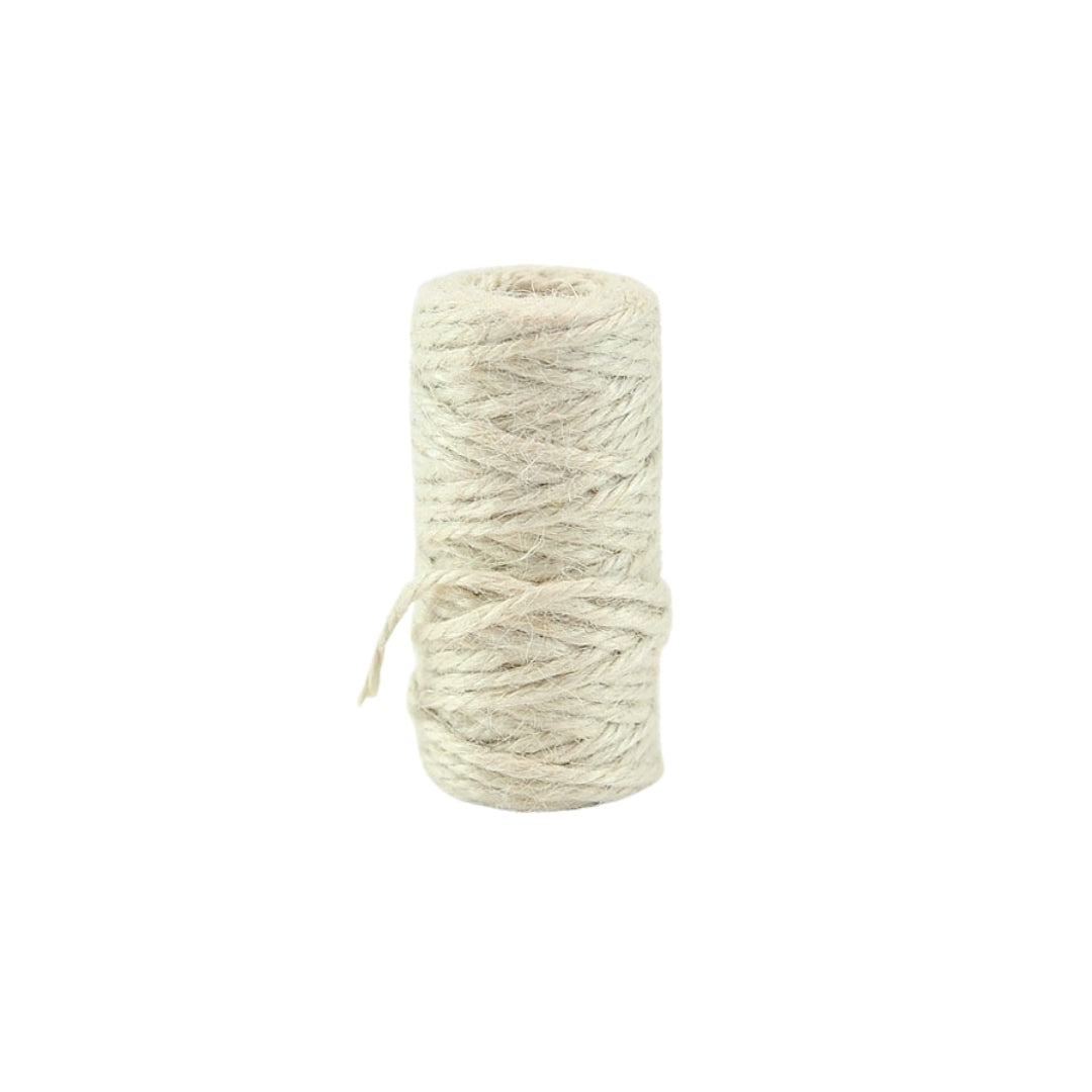 Off White Jute Twine Mini Spool, Yozo Studio