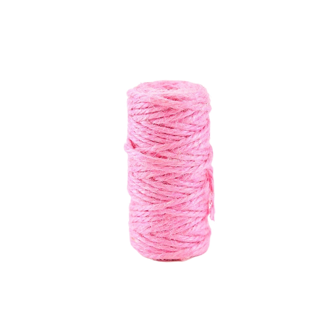 Pink Jute Twine Mini Spool, Yozo Studio
