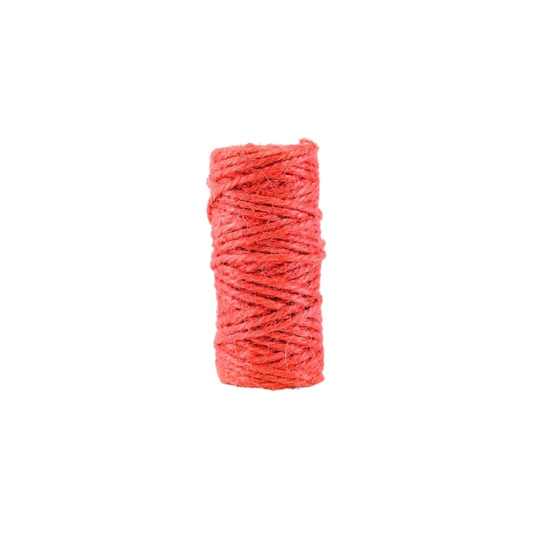 Red Jute Twine Mini Spool, Yozo Studio