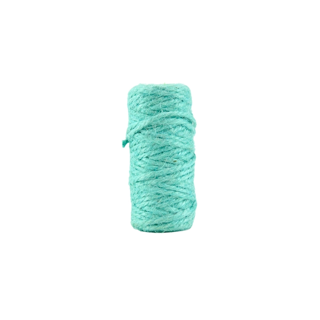Turquoise Jute Twine Mini Spool, Yozo Studio