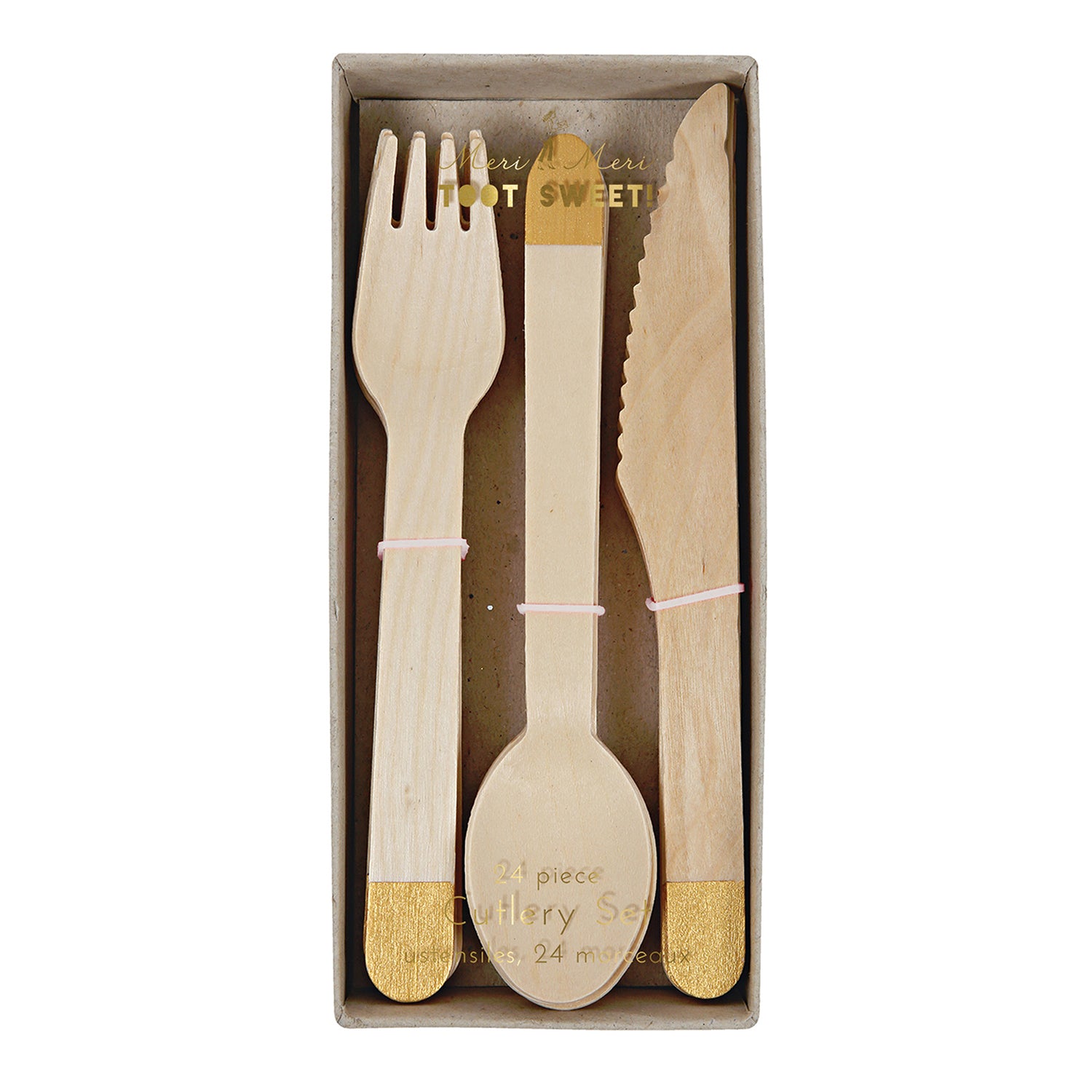 Mermaids & Pirates of the Sea Complete Kit wooden cutlery