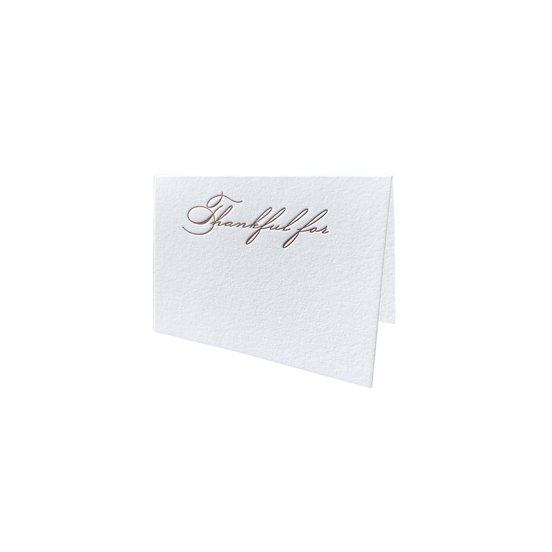 Thankful Place Cards, Yozo Studio