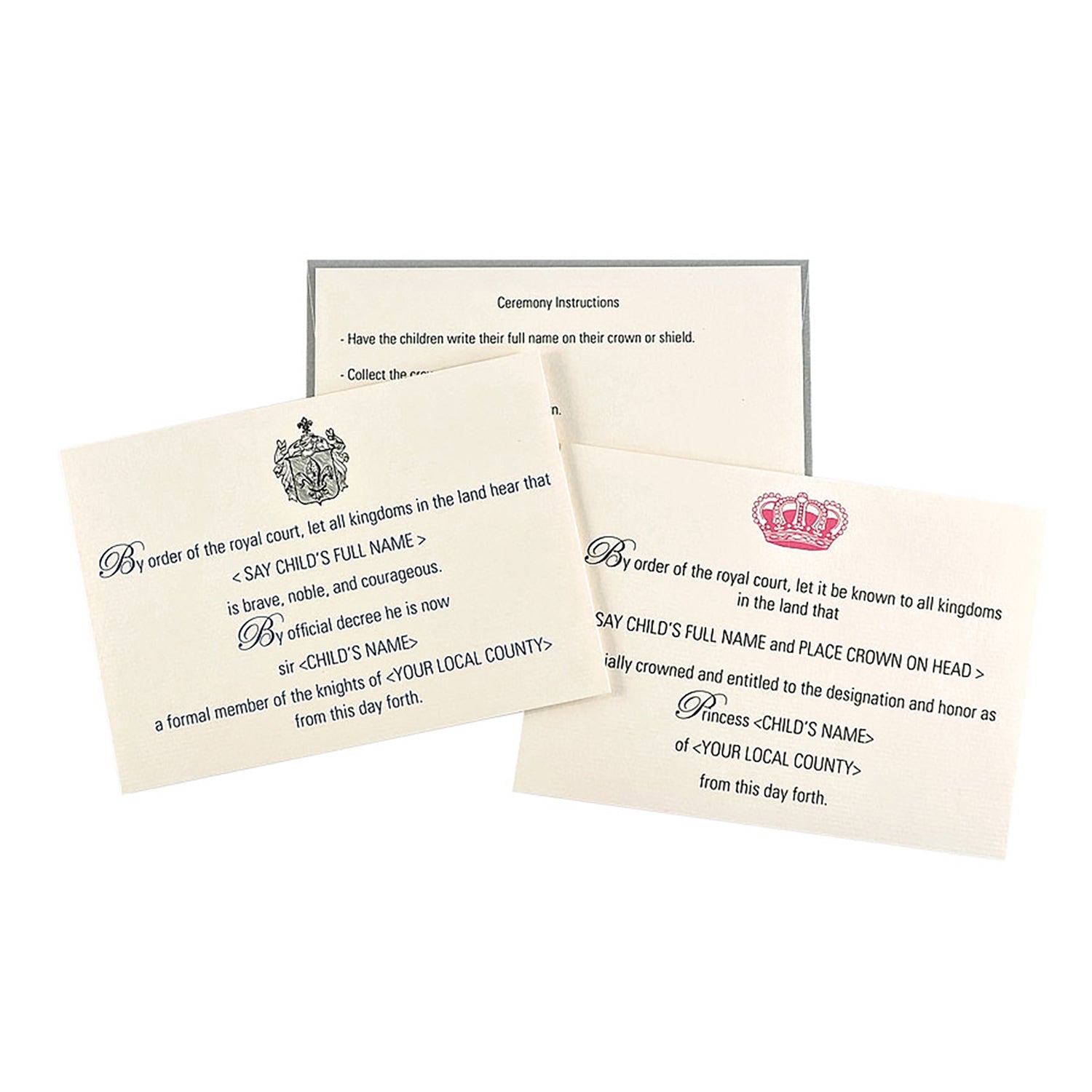 Yozo Studio, Princess & Knight Unite Party Complete Kit Ceremony