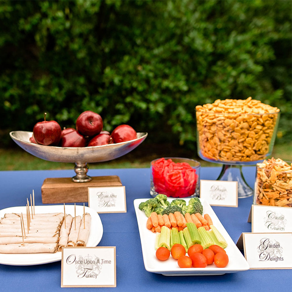 Princesses and Knights Party Food Label Set, Yozo Studio