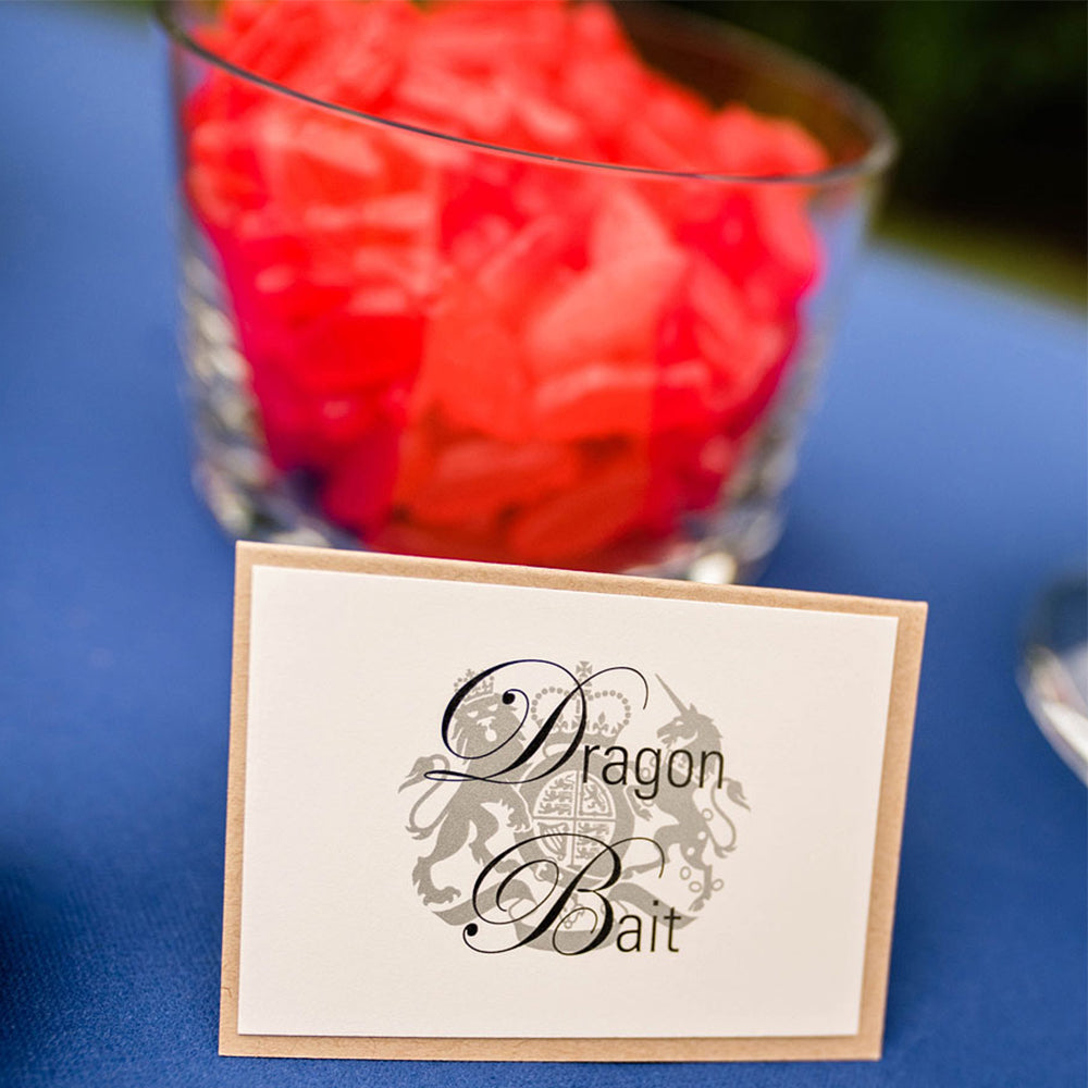 Princesses and Knights Party Food Label Set, Yozo Studio