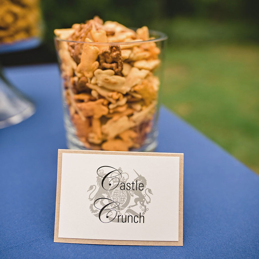 Princesses and Knights Party Food Label Set, Yozo Studio