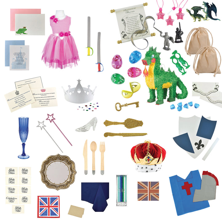 Princesses & Knights Unite Party Complete Kit - PRINCESS