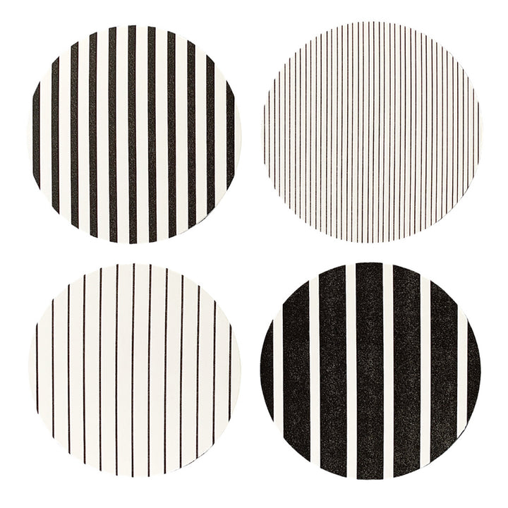 Striped Letterpress Coasters, Yozo Studio