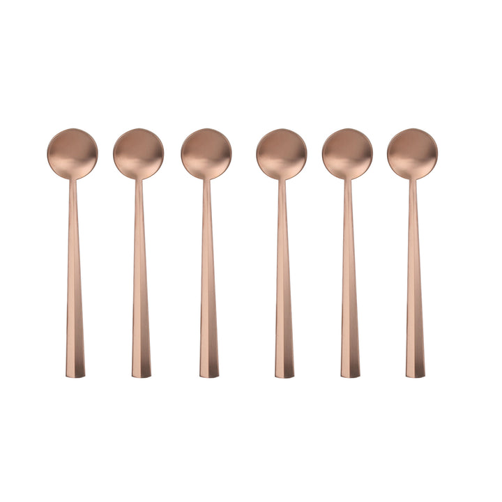 Matte Copper Coffee Spoons, Yozo Studio