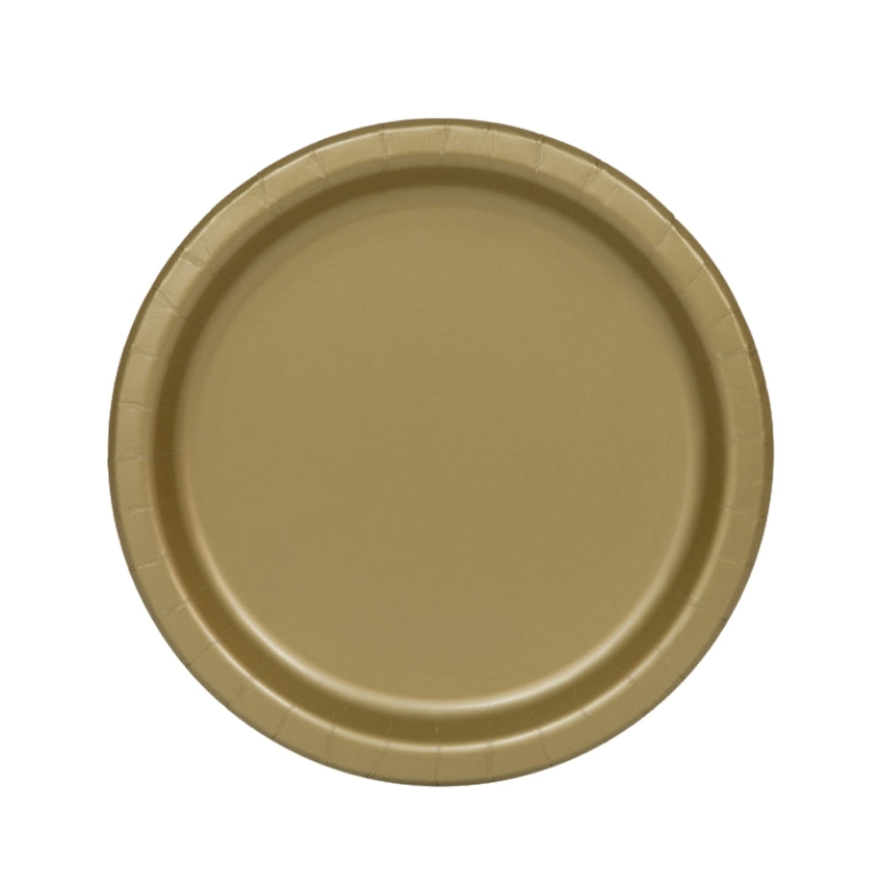 Solid Party Plates - Gold. Yozo Studio