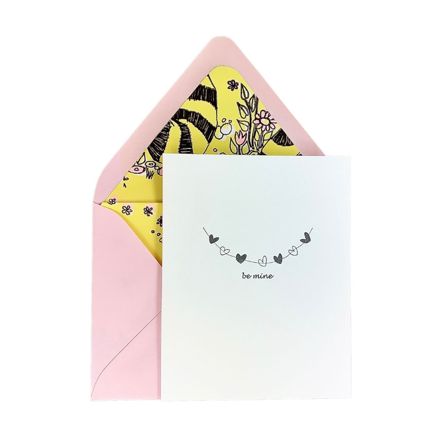 Be Mine Banner Greeting Card, Yozo Studio