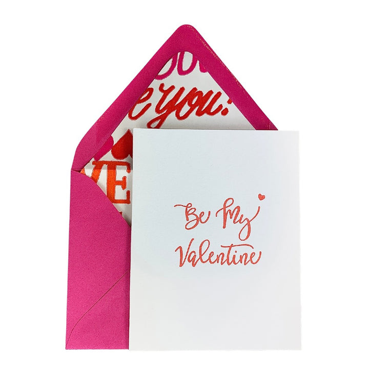 Be My Valentine Greeting Card, Yozo Studio