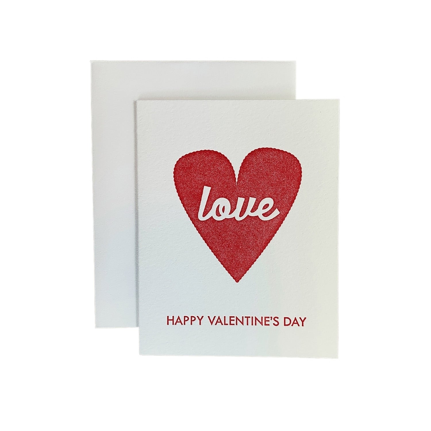 Red Heart Greeting Card, Yozo Studio