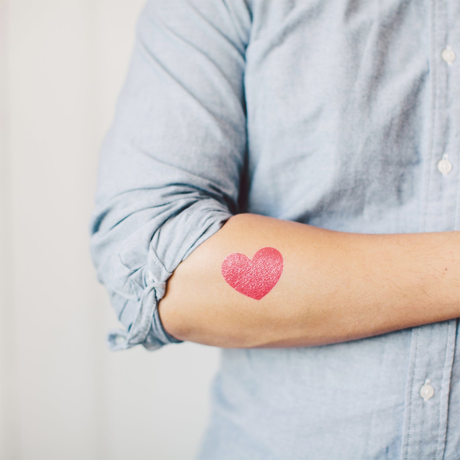 Heart Tattoo - Set of 2. Yozo Studio