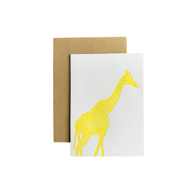 Giraffe Folded Note Cards, Yozo Studio