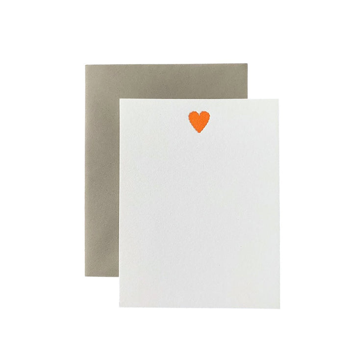 Heart Folded Note Cards, Yozo Studio
