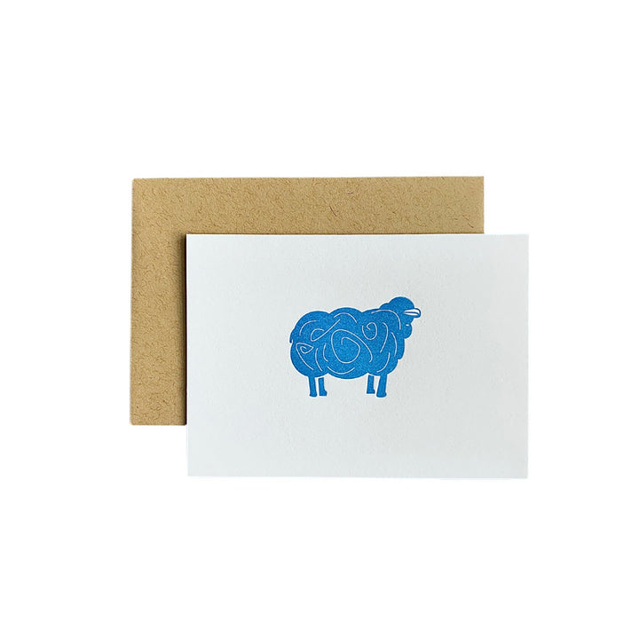 Lamb Folded Note Cards, Yozo Studio