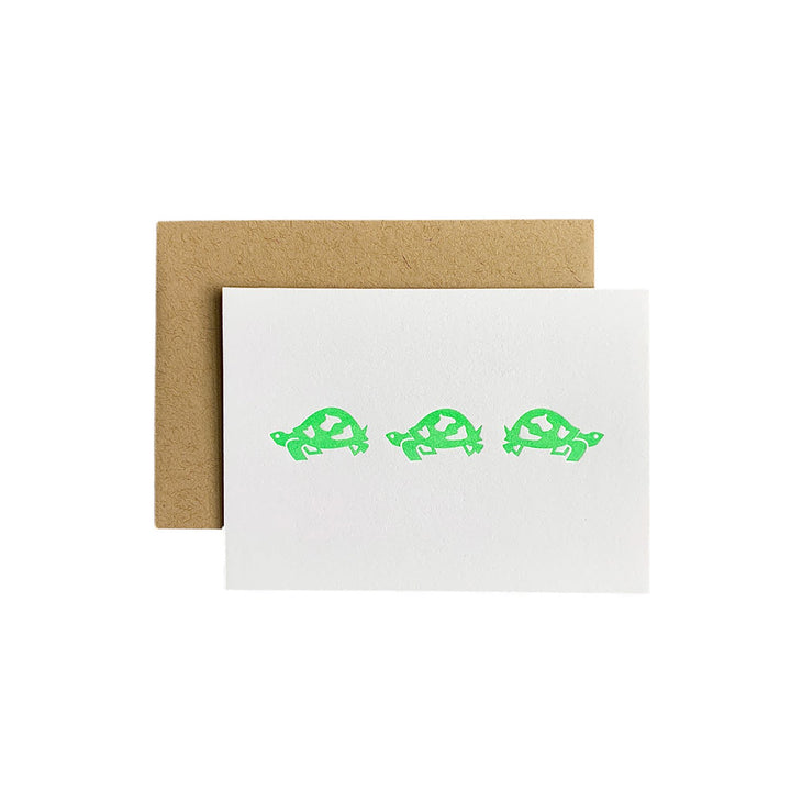 Turtle Folded Note Cards, Yozo Studio