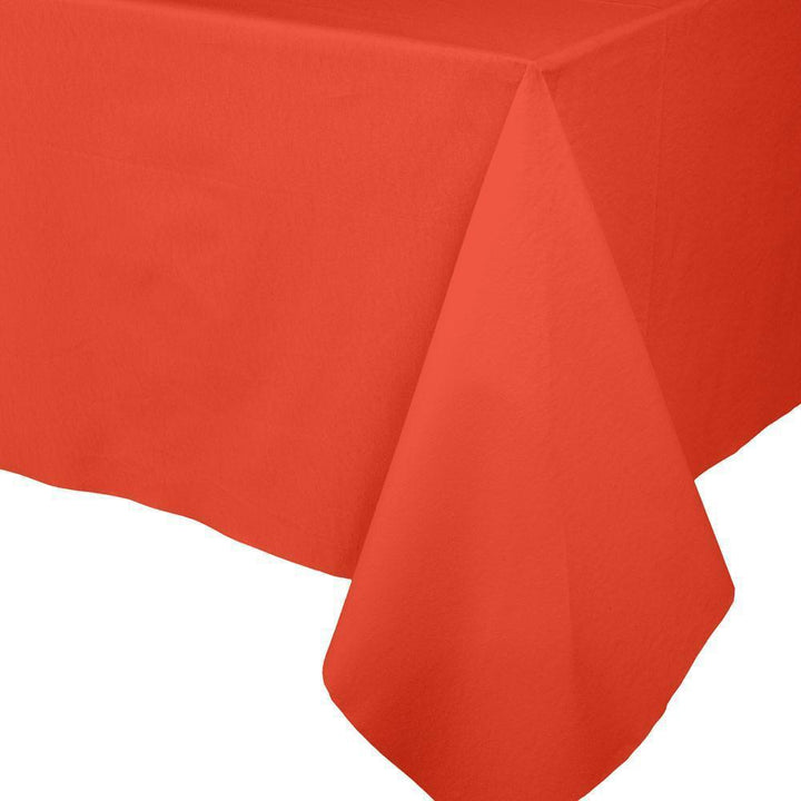Paper Linen Table Cover - Orange
