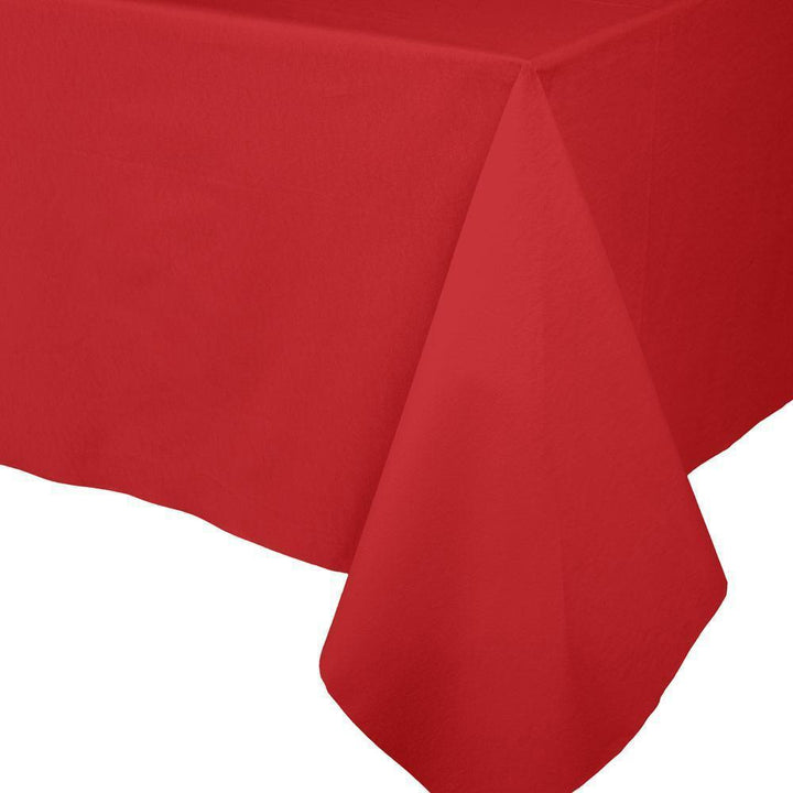 Paper Linen Table Cover - Red