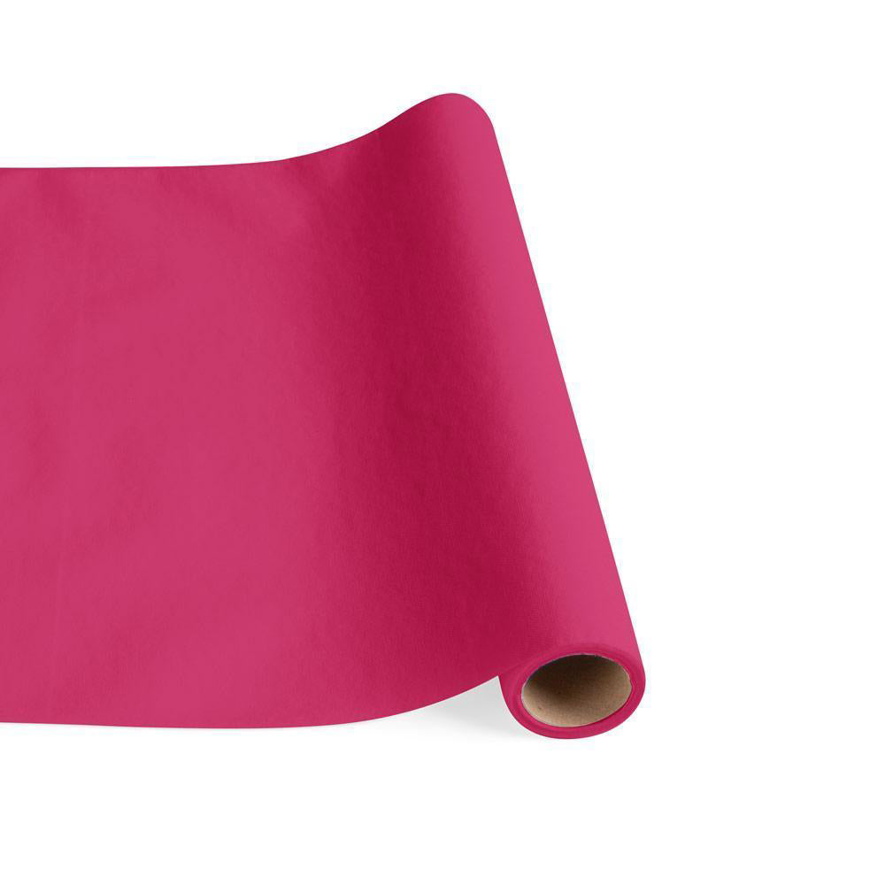 Paper Linen Table Runner - Fuchsia. Yozo Studio