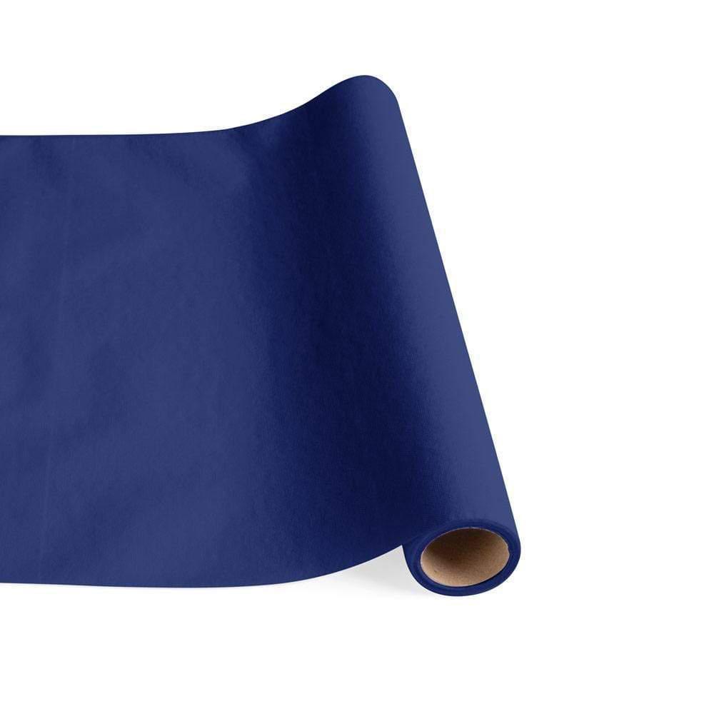 Paper Linen Table Runner - Navy