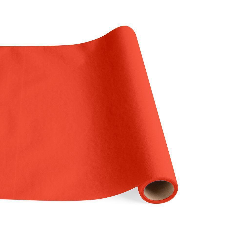 Paper Linen Table Runner - Orange