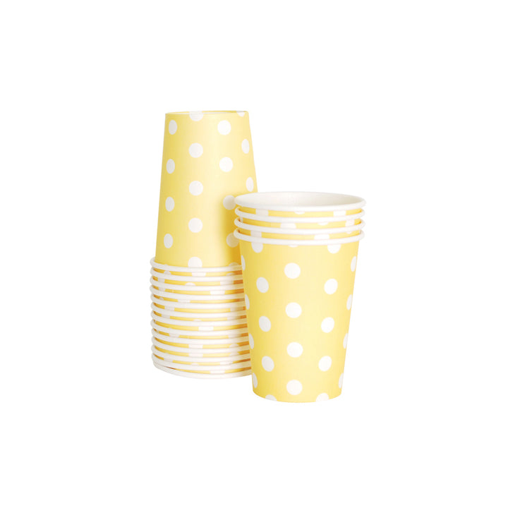 Polka-Dot Party Cups - Limoncello. Yozo Studio