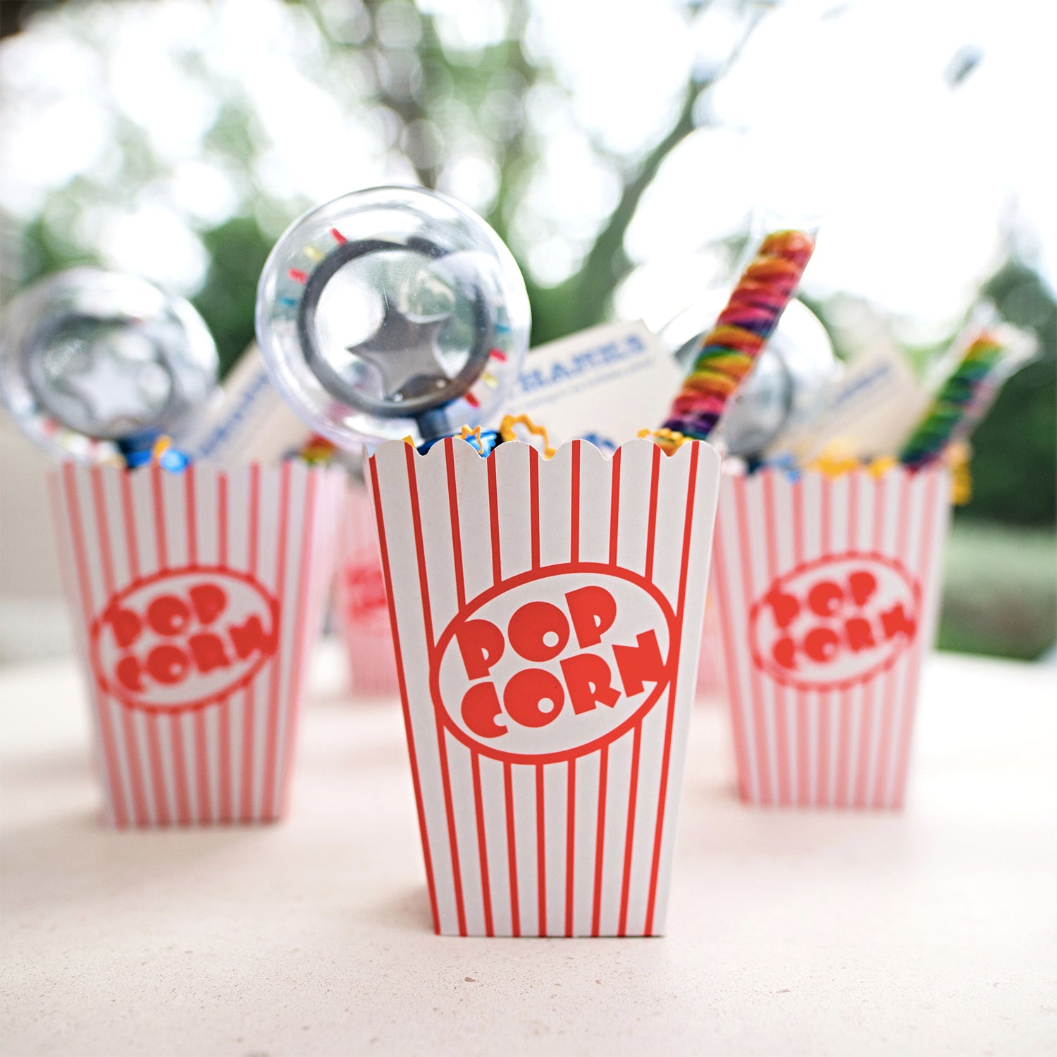 Small Popcorn Boxes – Set of 8, Yozo Studio