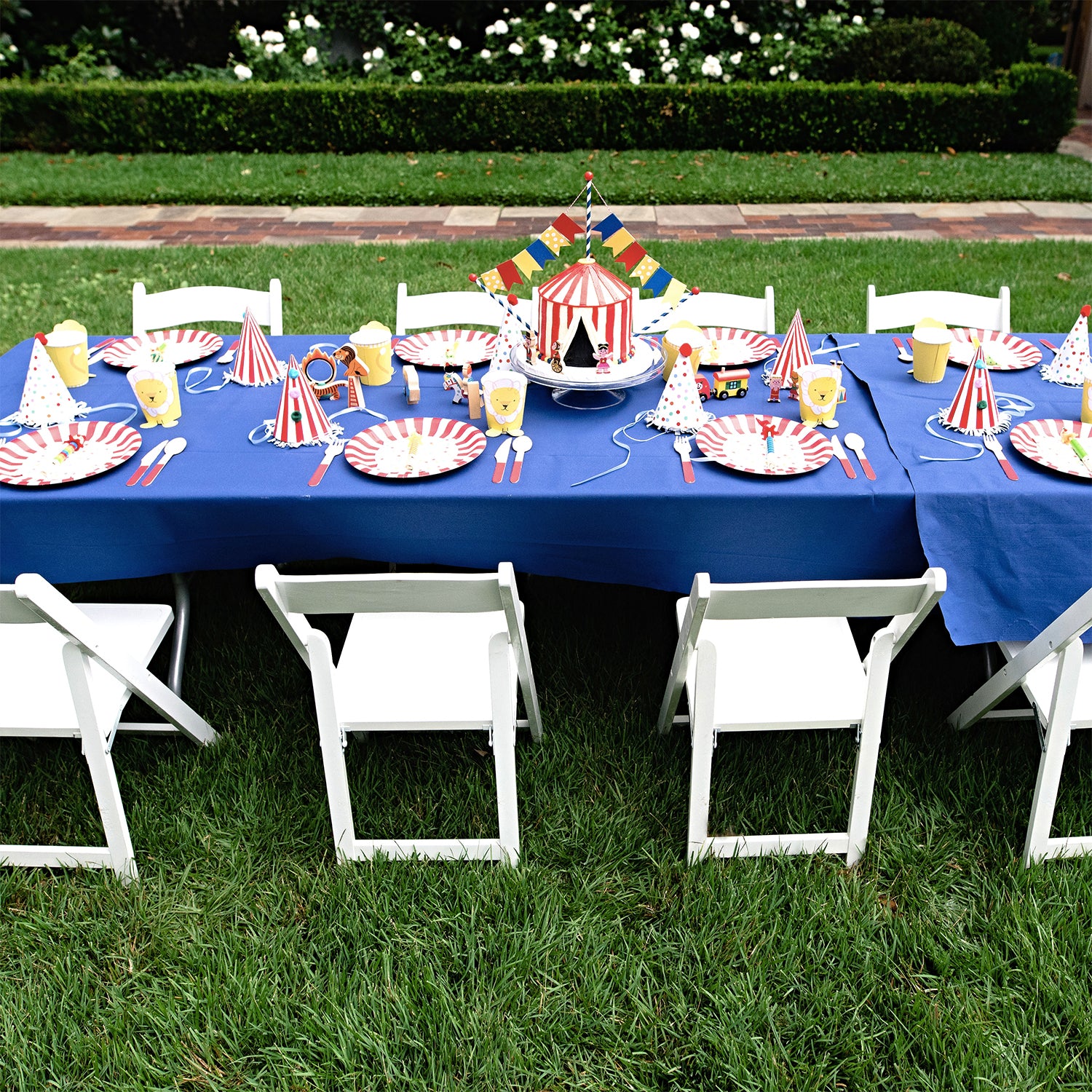 Striped and Polka-Dot Party Hats, Yozo Studio